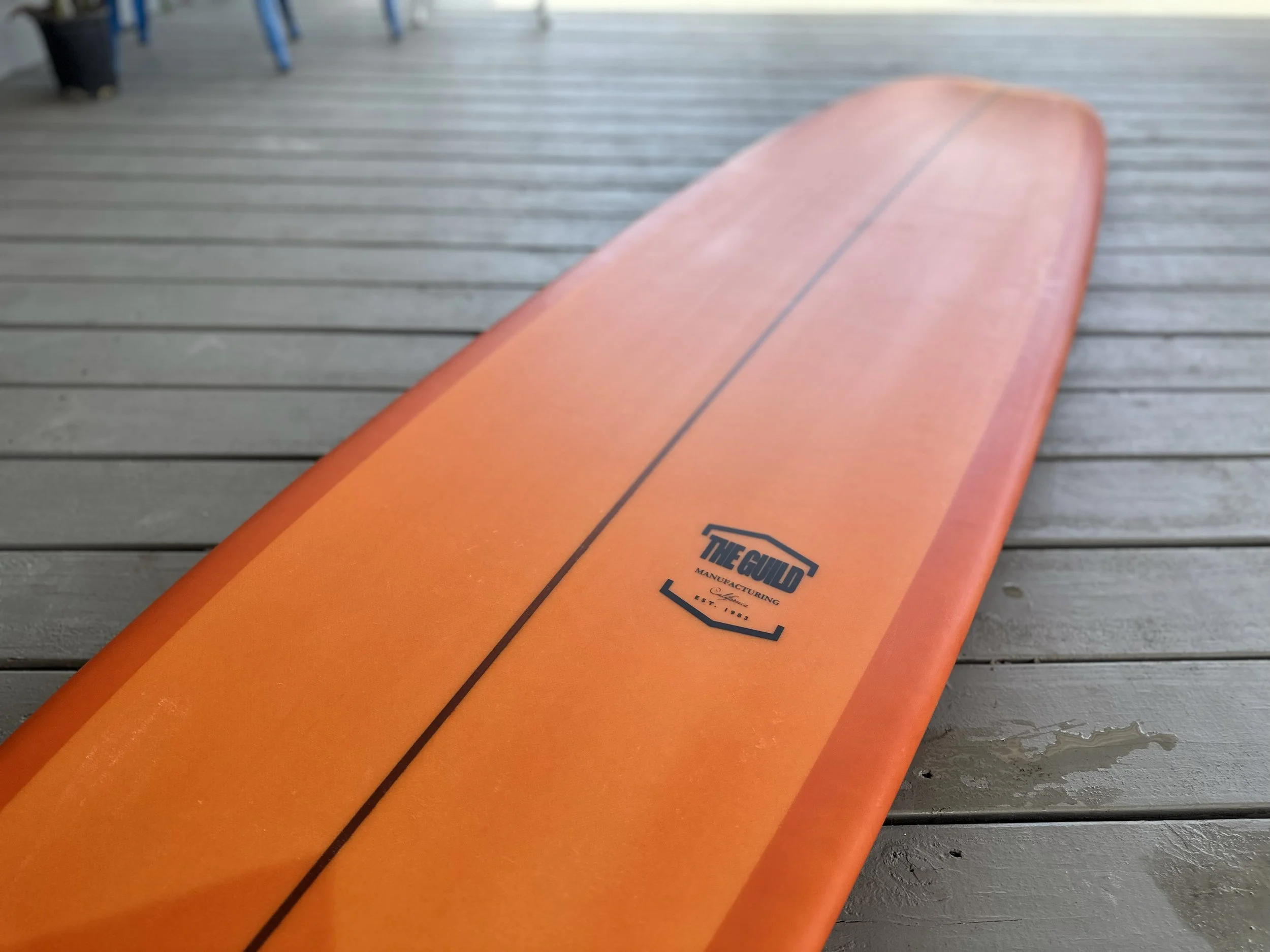 New!THE GUILD SURFBOARD 9.6 KOOKLINGロングボード ノブこと